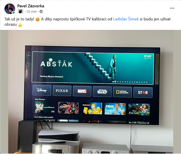 Kalibrace TV LG OLED65CX